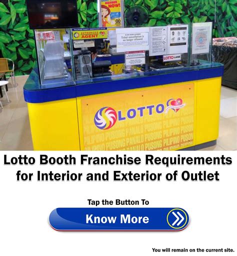 lotto outlet franchise requirements